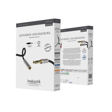 Удлинитель Inakustik Exzellenz Extension Audio Cable 1.5m 6.3mm jack<>6.3mm jack(F) (006046015)